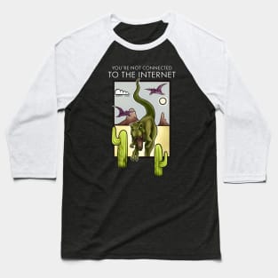 T-rex Runner - Google Game Baseball T-Shirt